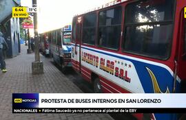 Protesta de buses internos