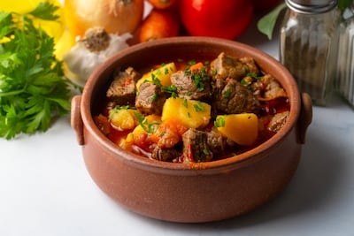 Estofado de carne, imagen ilustrativa.