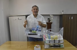 Conferencia sobre kits escolares en la Transportadora Guaraní - San Lorenzo, 8 de enero de 2026