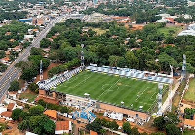 Estadio Luis Salinas del 12 de Octubre de Itauguá, sede del partido entre Luqueño y Ameliano.