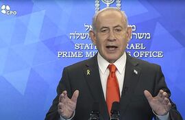 El primer ministro de Israel, Benjamín Netanyahu