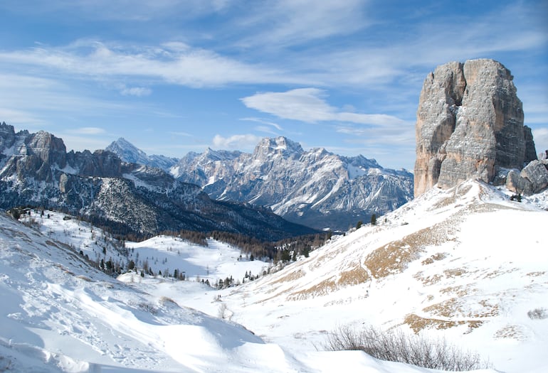 Cinque Torri, Cortina d' Ampezzo, Italia.