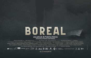 Afiche de "Boreal" (Federico Adorno, 2022)