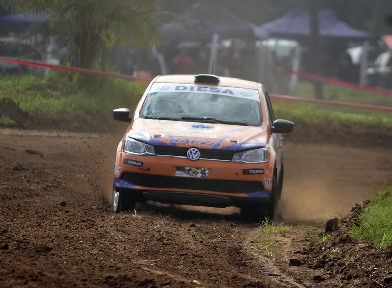 Nicolás Baeza y César Cabrera abrirán la ruta dentro del la Clase RC5 con el VW Gol Trend 15V y la posición 22 en la general.