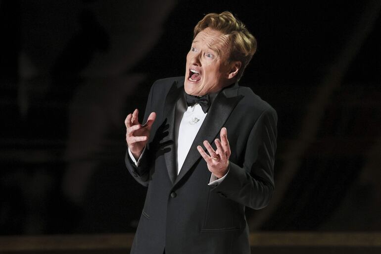 El anfitrión de la ceremonia fue el comediante Conan O'Brien.
