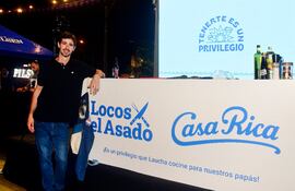 Luciano “Laucha” Lucchetti preparó unos deliciosos platos con cortes de carne, en Casa Rica Molas López.