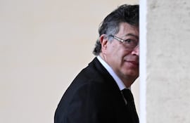 Gustavo Petro Urrego, presidente saliente de Colombia, durante una visita de Estado al papa León XIV, en Roma.