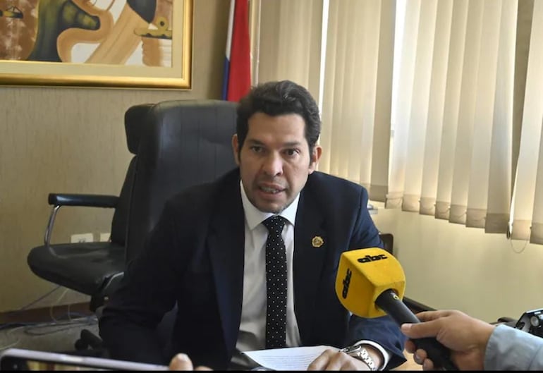 Juez de Asunción, José Delmás, quien firmó la orden del allanamiento ejecutado en Amambay, según informó la Policía Nacional.