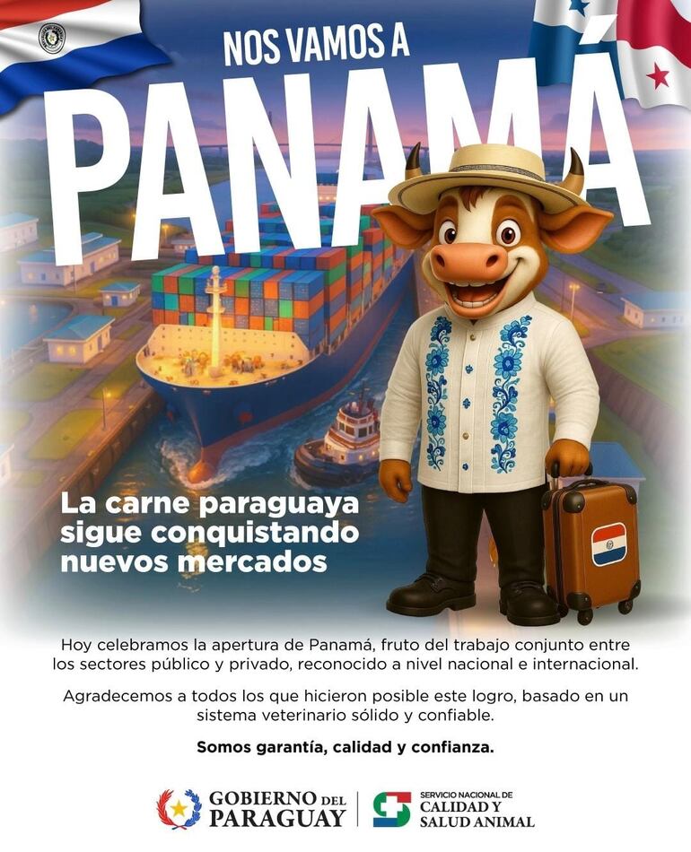 Panamá habilita la importación de carne paraguaya y se suma a la lista de nuevos mercados