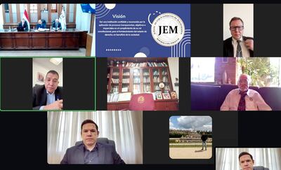 Sesión del JEM de hoy, se rechazó la acusación contra el camarista Agustín Lovera Cañete por una decisión en la causa abierta a la exjueza Tania Irún.