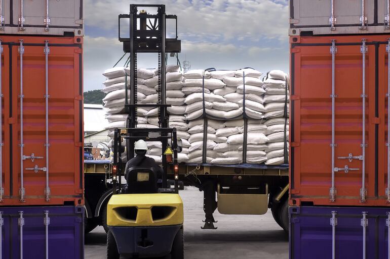 Exportación de productos.