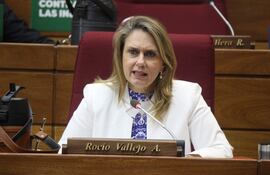 Rocío Vallejo, diputada del Partido Patria Querida (PPQ).