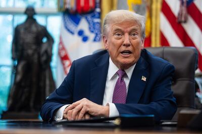 Donald Trump, presidente de los Estados Unidos.