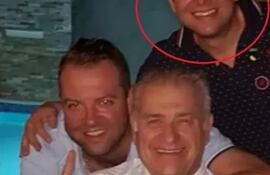 Carlos Oleñik, Ramón González Daher e Iván Balbuena (circulo).