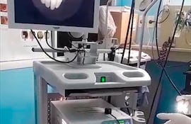 Torre de Broncospocía del Incan que se retiró del hospital para su traslado al Ineram. El Ministerio de Salud afirmó que fue carneado y se encuentra en la empresa representante.