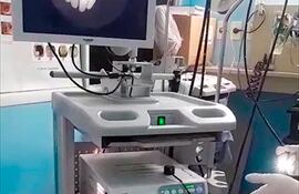 Equipo de video fibrobroncoscopio del Incan.