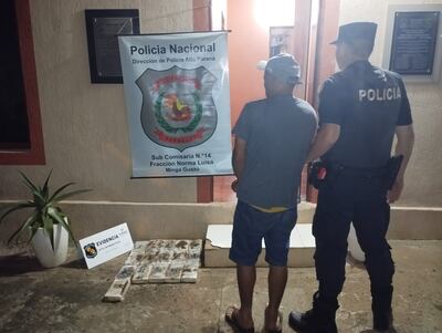 Heriberto Silva Caballero, detenido.