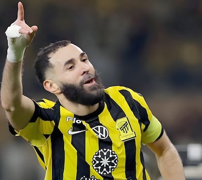 Karim Benzema (38 años) le dio con su tanto la victoria al Al Ittihad saudí, por la Champions Asiática.