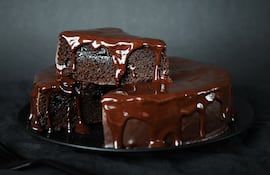 Torta de chocolate.