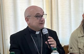 Obispo de la Diócesis de Encarnación, Monseñor Francisco Javier Pistilli.