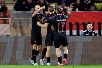 Benfica sacó una ventaja sobre el Mónaco