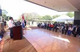 Con un acto protocolar recordaron el 34 aniversario de elevación a distrito de Minga Guazú.