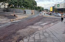 Calle Máximo Lira, tramo en el que se trabajará para colocar los cables subterráneos.