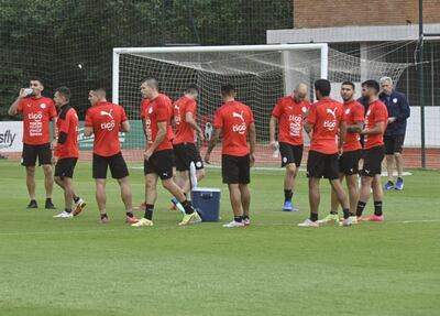Paraguay selección práctica