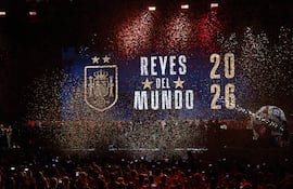 Celebración del Mundial en Madrid