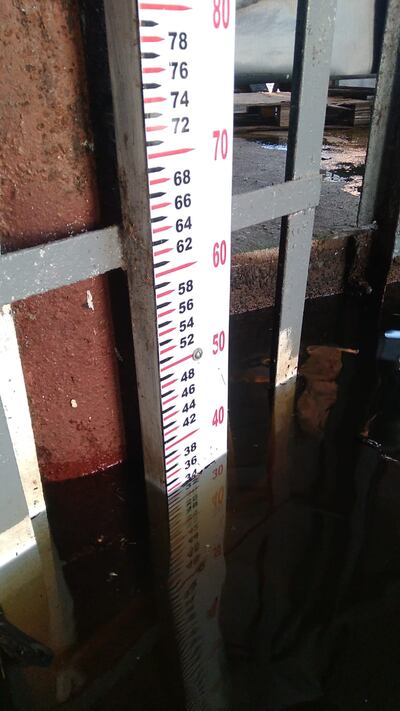 Nivel del río se encuentra ahora en nivel de alerta, pero con tendencia a descender antes de llegar al nivel crítico de inundación, que es de 5,5 metros.