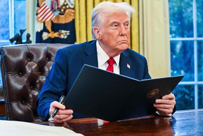 Donald Trump, presidente de Estados Unidos.