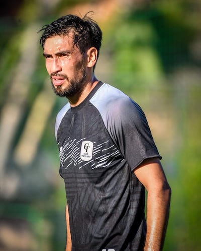 Marcelo Alejandro Estigarribia (37 años), futbolista de Tacuary.