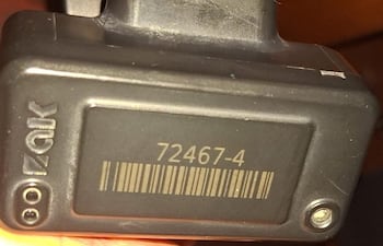 El dispositivo electrónico encontrado en la terminal de ómnibus de Ciudad del Este.