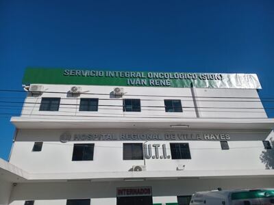 Fachada del Hospital Regional de Villa Hayes.
