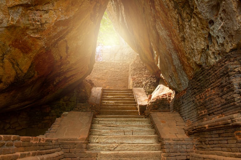 Sigiriya, Sri Lanka: la Roca del León.