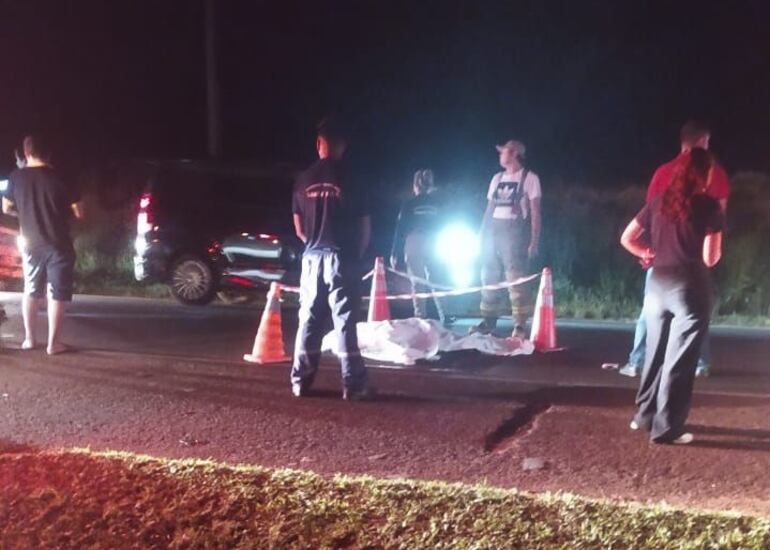 El motociclista murió a raíz de múltiples lesiones. 