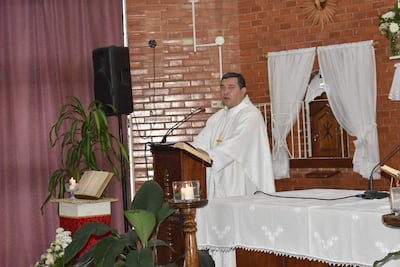 Pedro Maidana, párroco de Ayolas.
