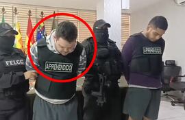 El tortolero paraguayo Carlos Alberto López Caballer, alias Chupa (en círculo), recapturado en Bolivia.