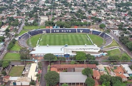 El estadio Río Parapití de Pedro Juan Caballero albergará este martes el partido entre Recoleta FC y el Santos FC, por la cuarta fecha de la fase de grupos de la Copa Sudamericana.