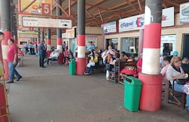 De a poco va en aumento la presencia de pasajeros en las diferentes Terminales de ómnibus.