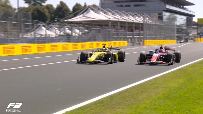 Joshua Duerksen wins Formula 2 sprint race at Monza