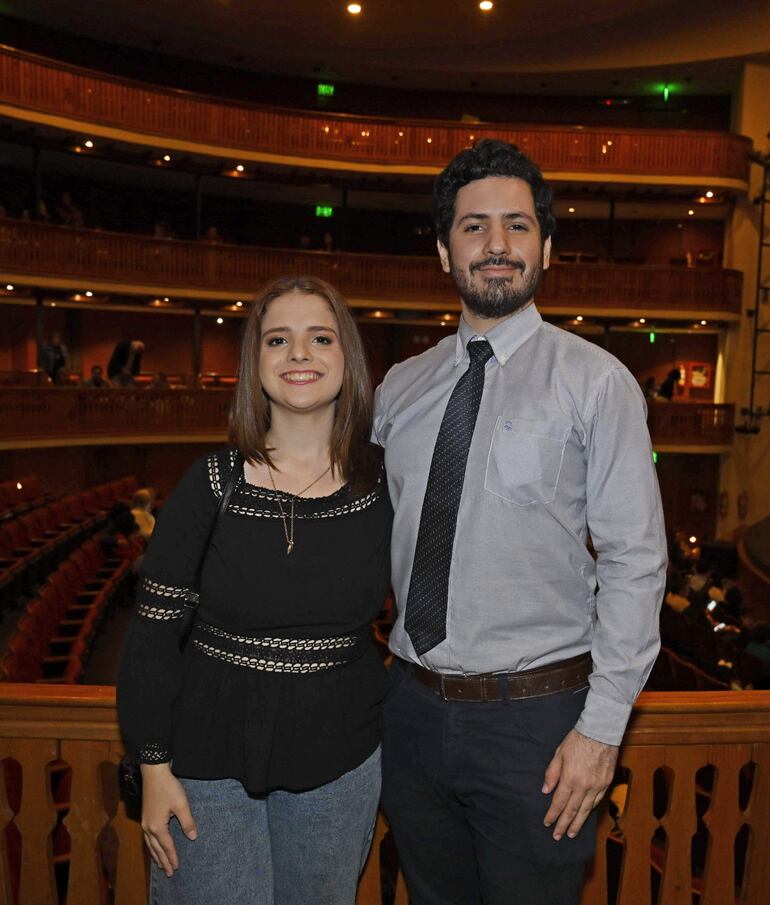 Biancapaz Cantero y Nicolás Samudio. 