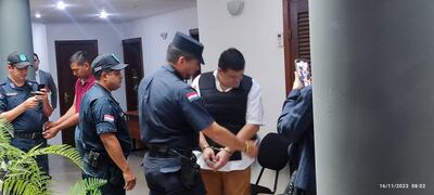 El "narcopastor" José Insfrán se entregó ante las autoridades.