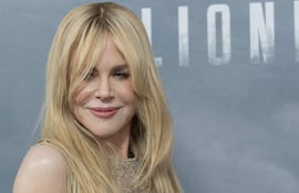¡Siempre diosa! La actriz Nicole Kidman en la alfombra roja del lanzamiento de la tercera temporada de la serie "Lioness". (EFE/ Angel Colmenares)