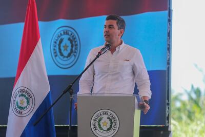 El presidente de la República Santiago Peña