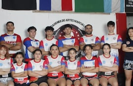 Los paraguayos que intervendrán en el Panamericano de Chile.