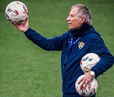 Ariel Enrique Holan (65 años), director técnico argentino de Cerro Porteño.