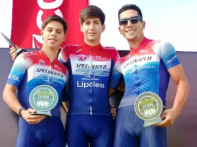 De izquierda a derecha, Antonio Alfonso, Carlos Sebastián Acuña y Carlos Domínguez.