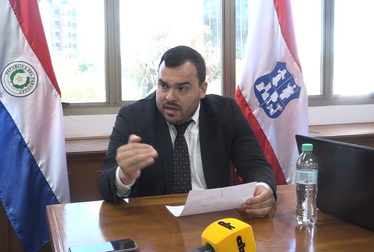 Máximo Medina, jefe de Gabinete del intendente de Asunción, Luis Bello (ANR-HC).