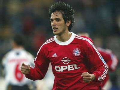 El delantero paraguayo Roque Santa Cruz, durante su etapa en el poderoso Bayern Múnich de Alemania, en el que estuvo ocho temporadas.